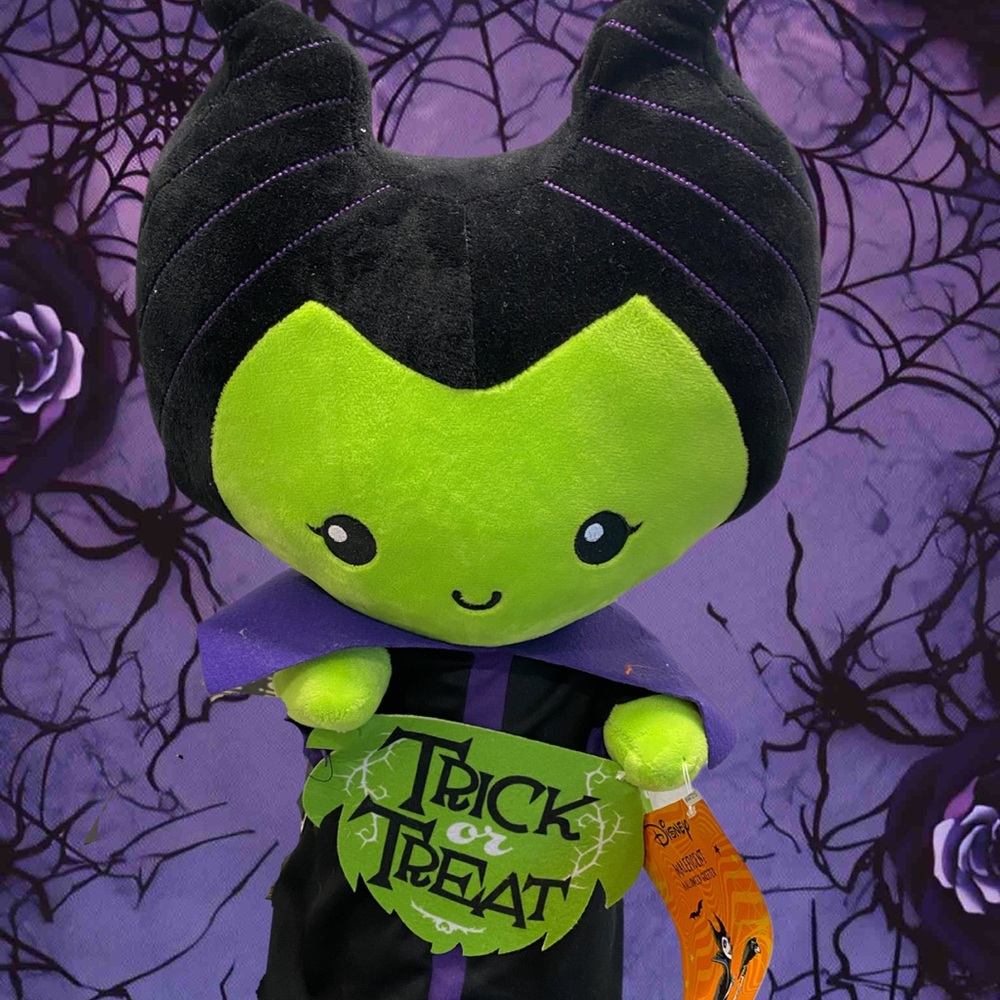Disney Maleficent Plush Toy - Green, Black, and Purple